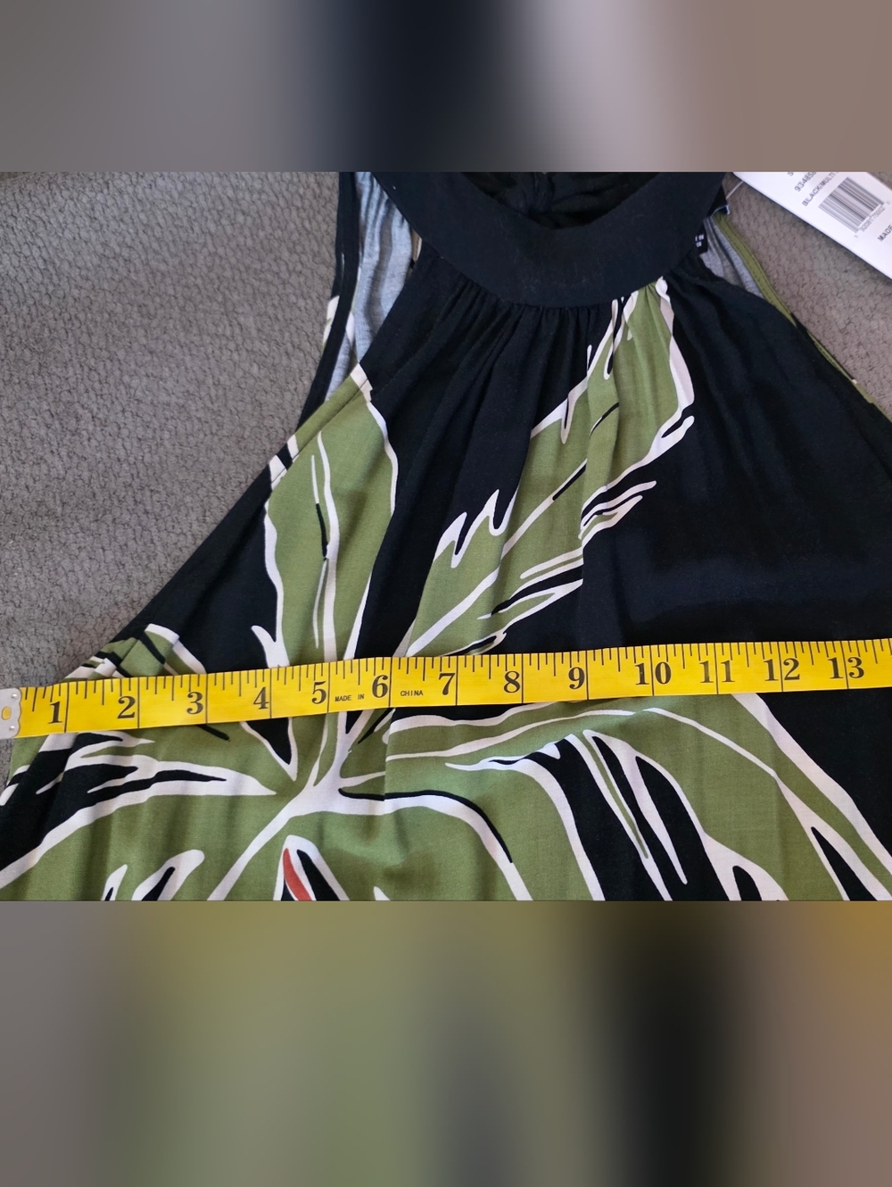 MSK - Tropical Print Maxi Dress - Picture 6 of 8